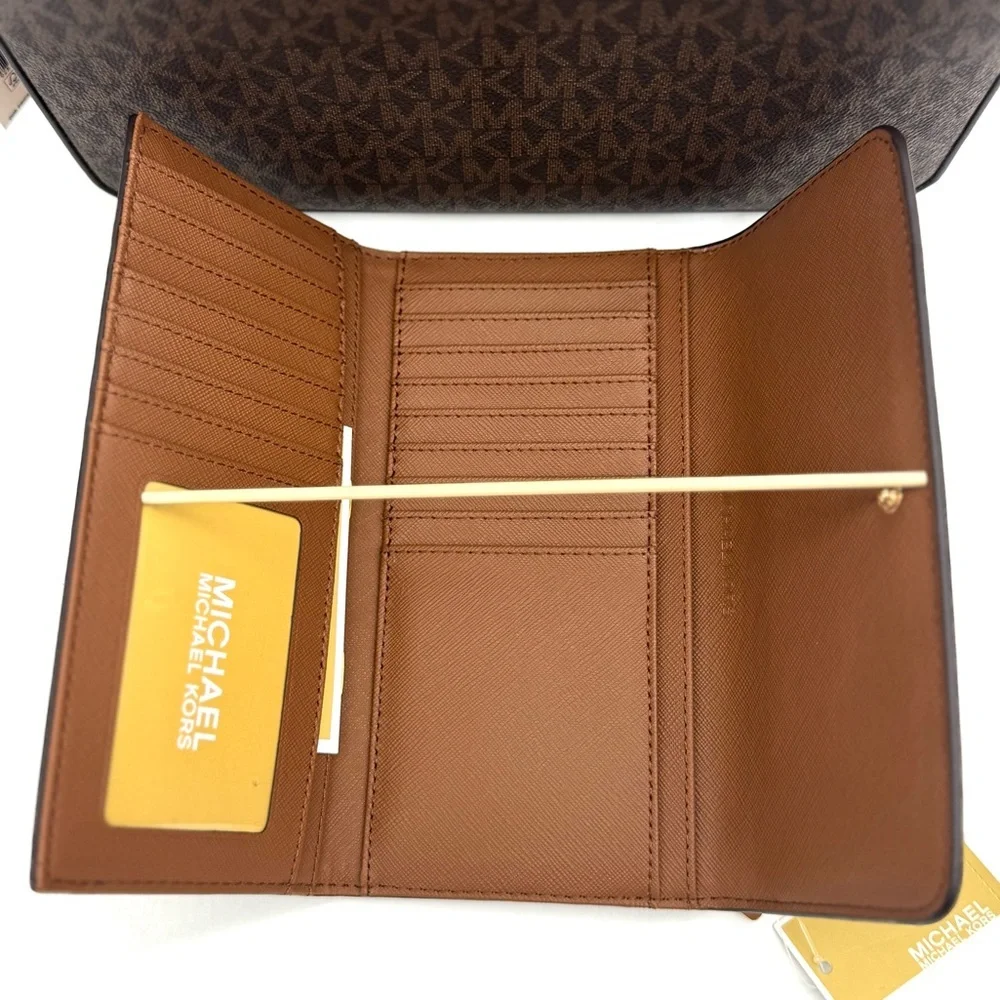 Michael Kors Large EW Crossbody Bag & Trifold Wallet Set